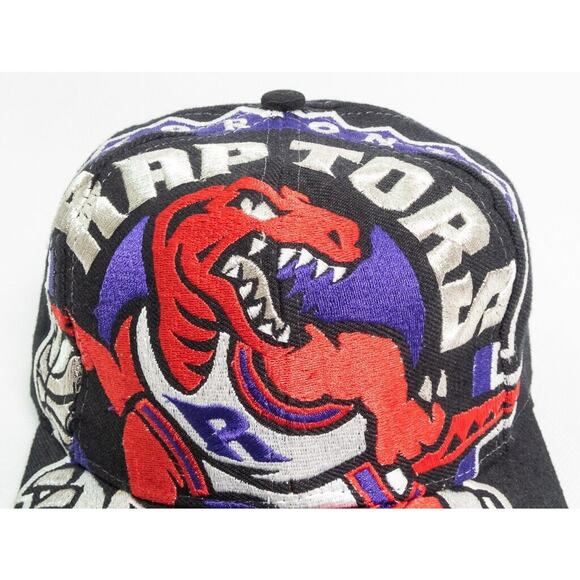 Vintage 1994 Toronto Raptors “The Game” Big Giant Logo Snapback Hat RARE - Picture 5 of 15